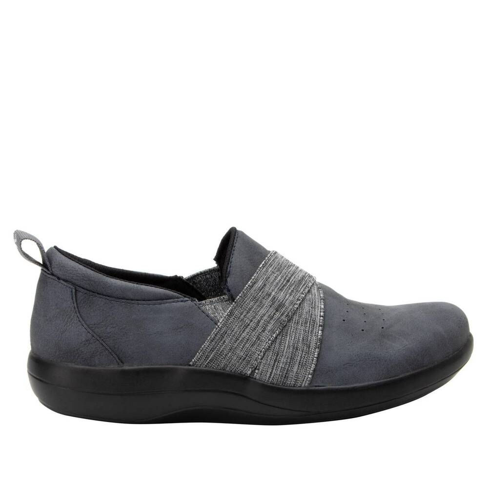 NEW ALEGRIA women's savvie loafer shoes in cinder